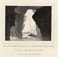 A cave in the Cliffs 1790 | Margate History